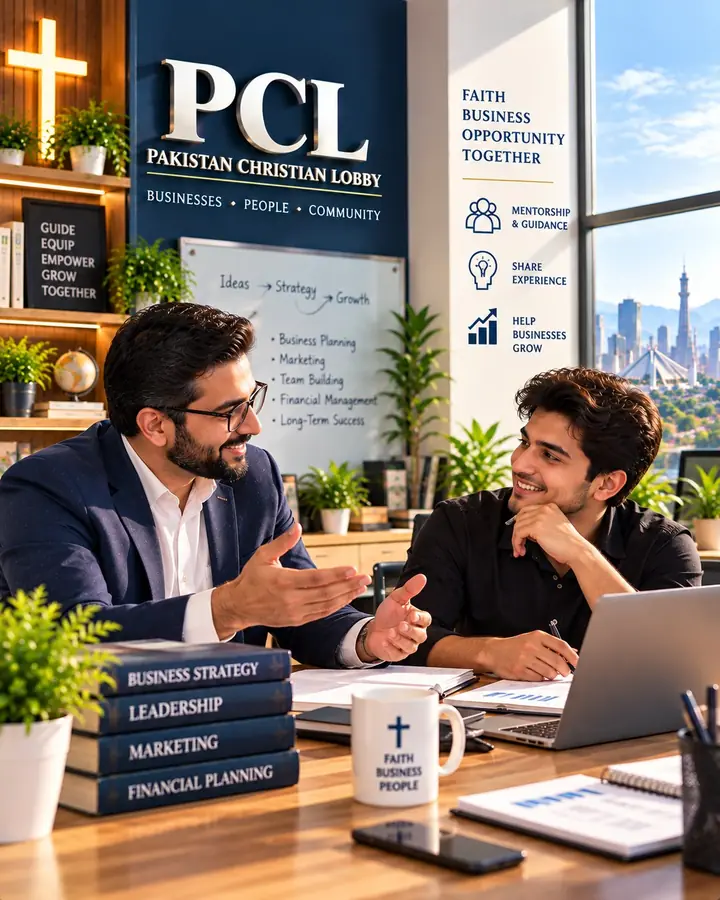 A senior business owner mentoring a younger entrepreneur